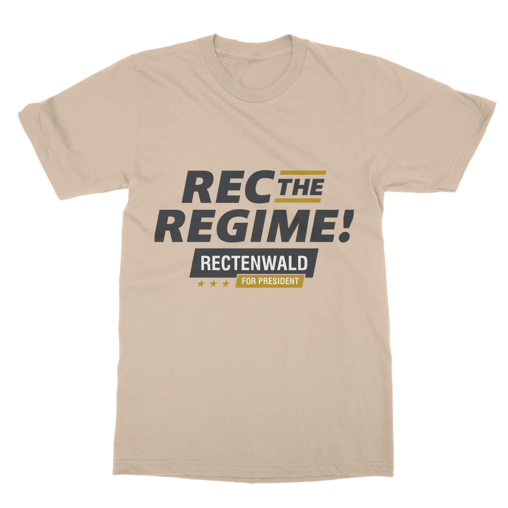Rec the Regime - Rectenwald for President Light Colored Classic Adult T-Shirt